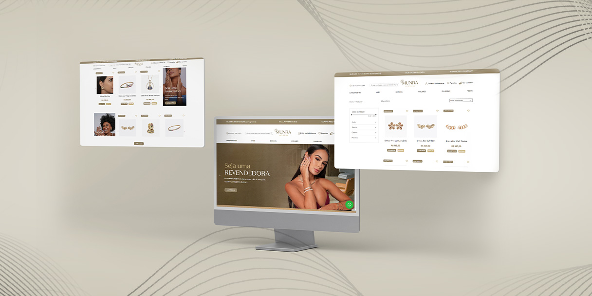 Munrá Semijoias lança e inova, com novo portal virtual 